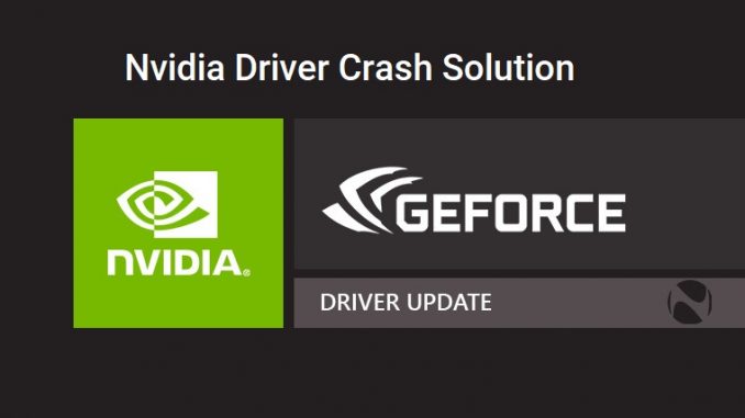 nvidia driver crash