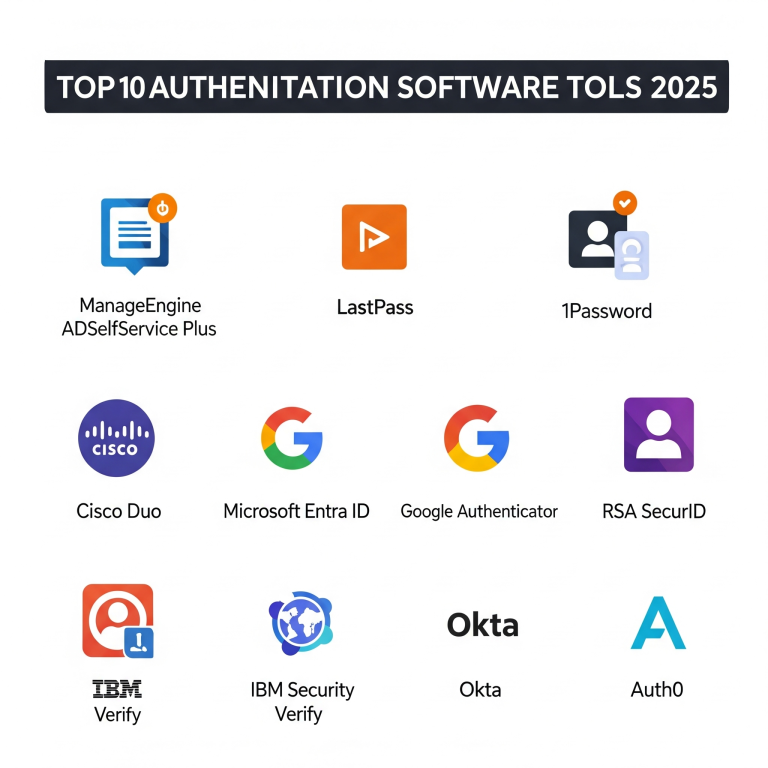 Top 10 Authentication Software Tools in 2025: Features, Pros, Cons ...