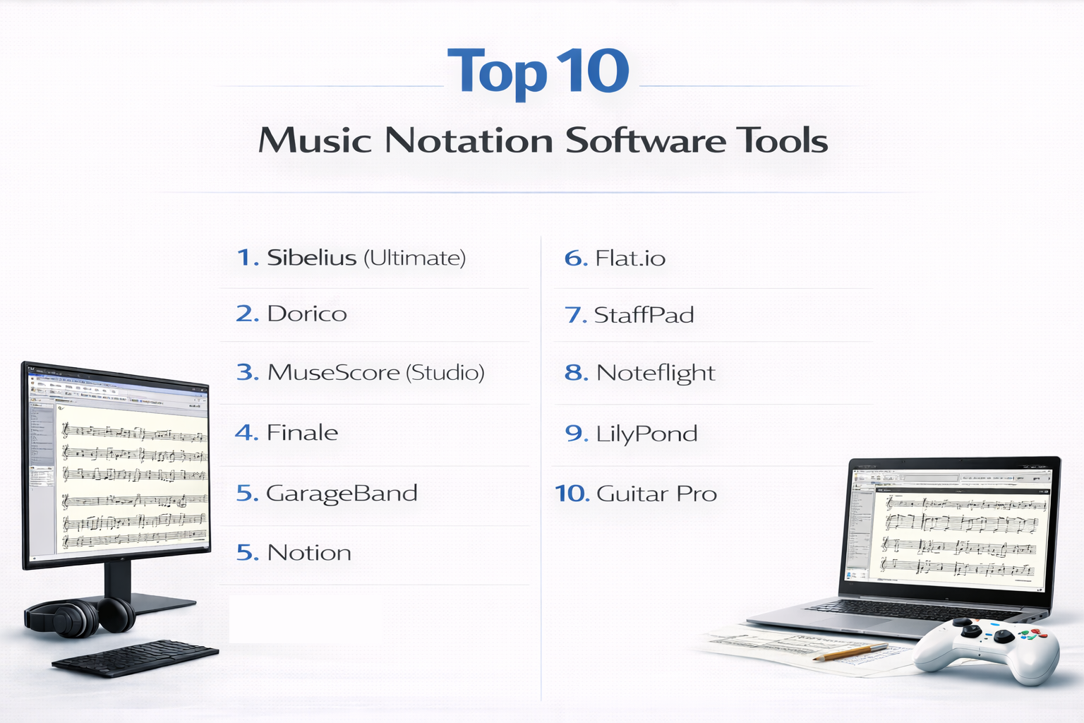 Top 10 Music Notation Software: Features, Pros, Cons & Comparison - Cotocus