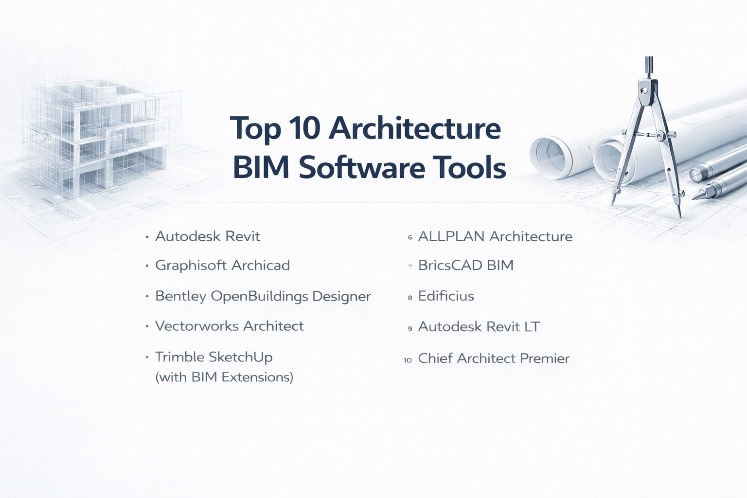 Top 10 Architecture BIM Software: Features, Pros, Cons & Comparison ...