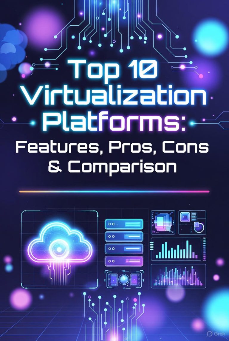 Top 10 Virtualization Platforms Features Pros Cons Comparison