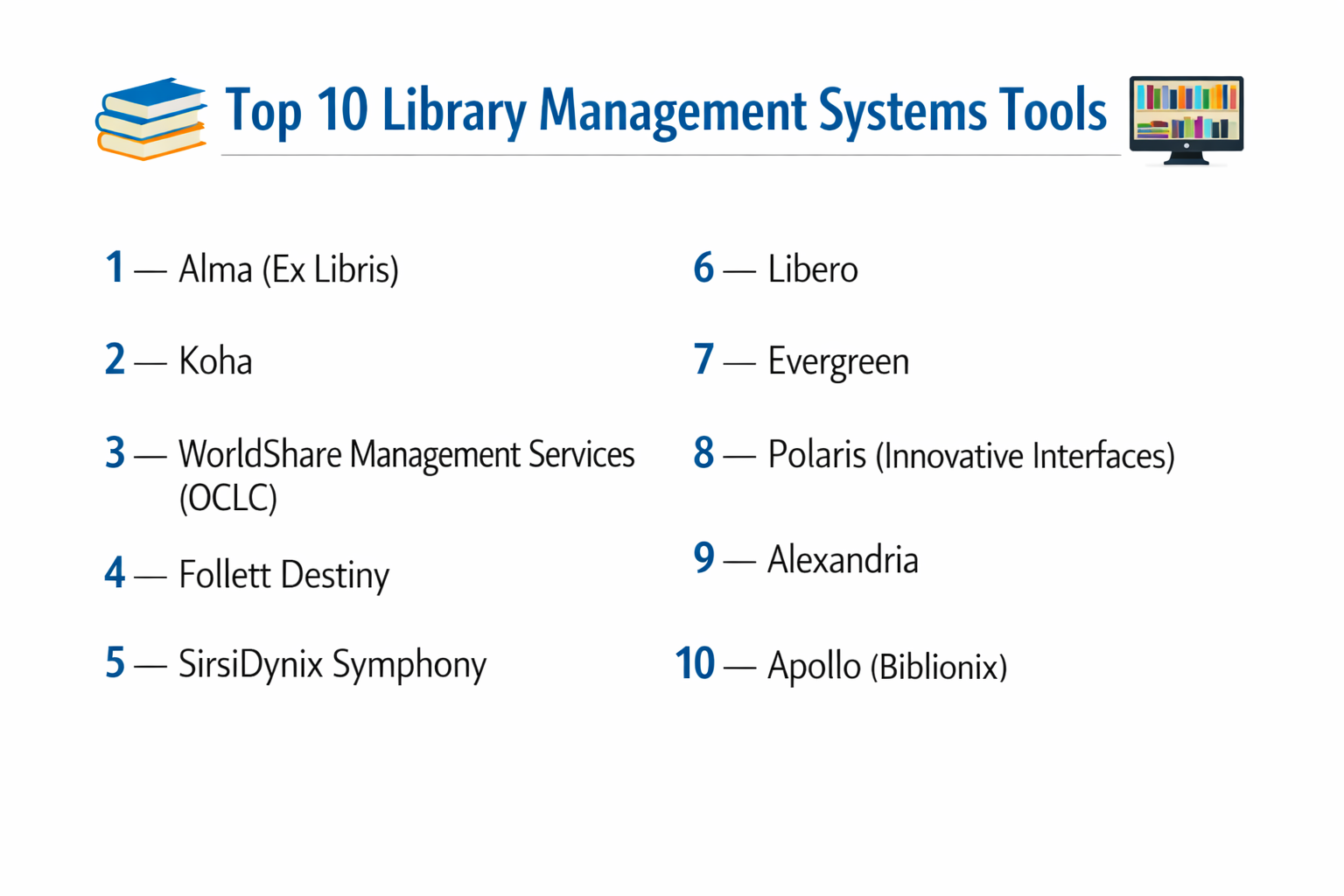Top 10 Library Management Systems: Features, Pros, Cons & Comparison ...