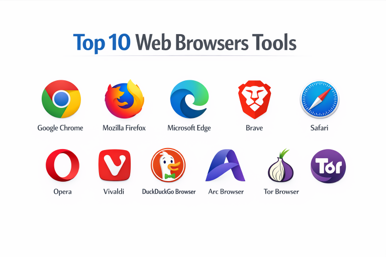 Popular Browsers Examples Top 10 Web Browsers: Features, Pros, Cons & Comparison - Cotocus