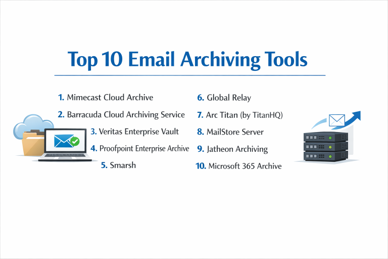 Top 10 Email Archiving Tools: Features, Pros, Cons & Comparison - Cotocus