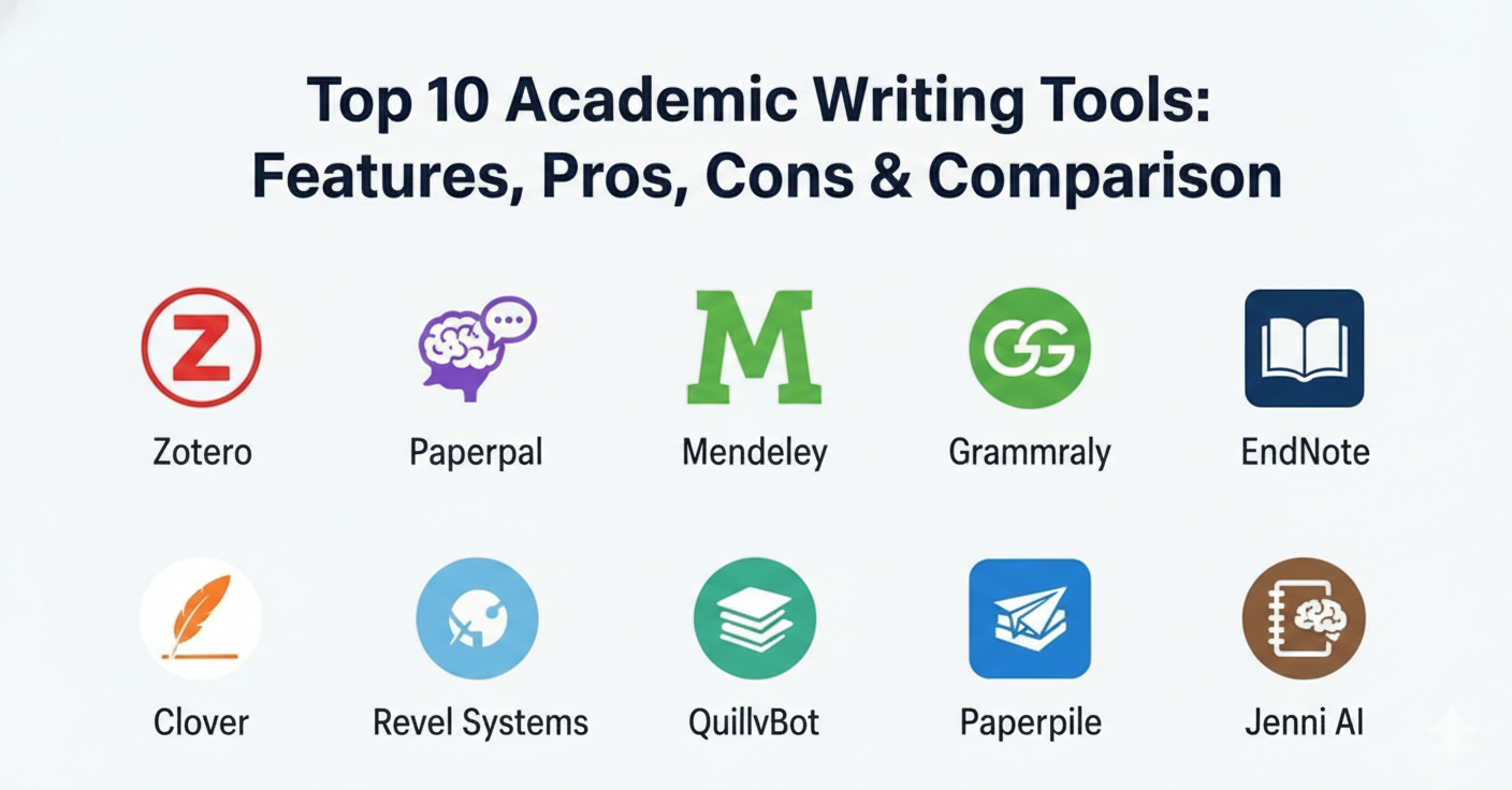 Top 10 Academic Writing Tools: Features, Pros, Cons & Comparison - Cotocus