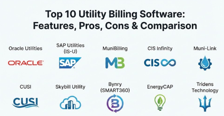 Top 10 Utility Billing Software: Features, Pros, Cons & Comparison ...