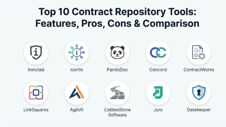 Top 10 Contract Repository Tools: Features, Pros, Cons & Comparison ...