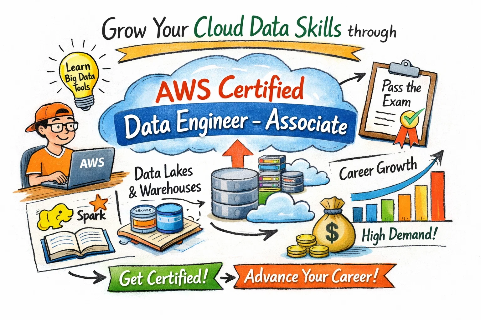 Grow Your Cloud Data Skills through AWS Certified Data Engineer – Associate