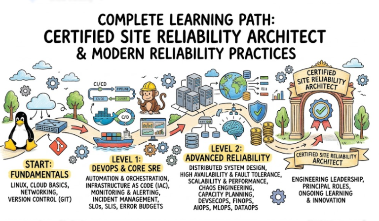 Complete learning path for Certified Site Reliability Architect and ...